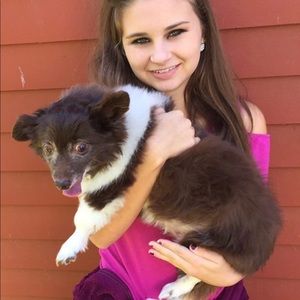 Cold shoulder pink top